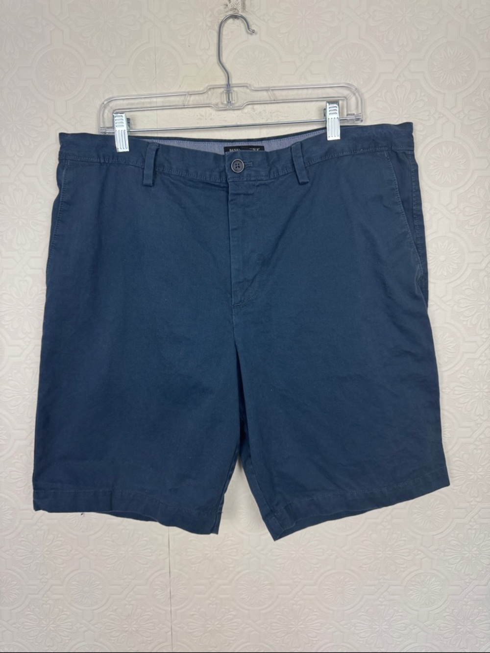 Banana Republic Aiden Shorts Men’s Size 36 Blue Chino Casual Cotton Shorts